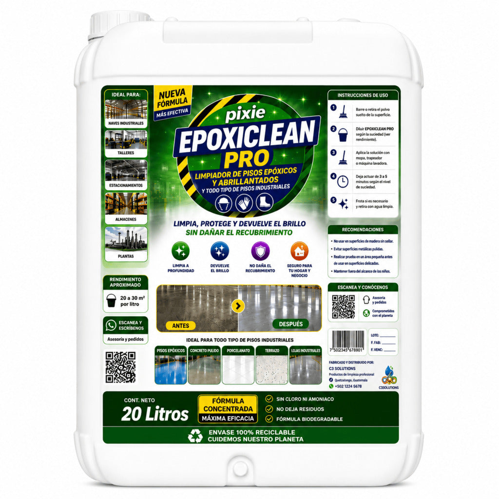 Pixie Epoxiclean Pro 20 Litros