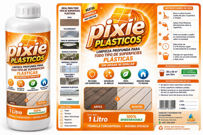 Pixie Plásticos - Etiqueta y características