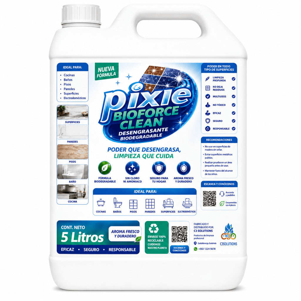 Pixie Bioforce Clean 5 Litros