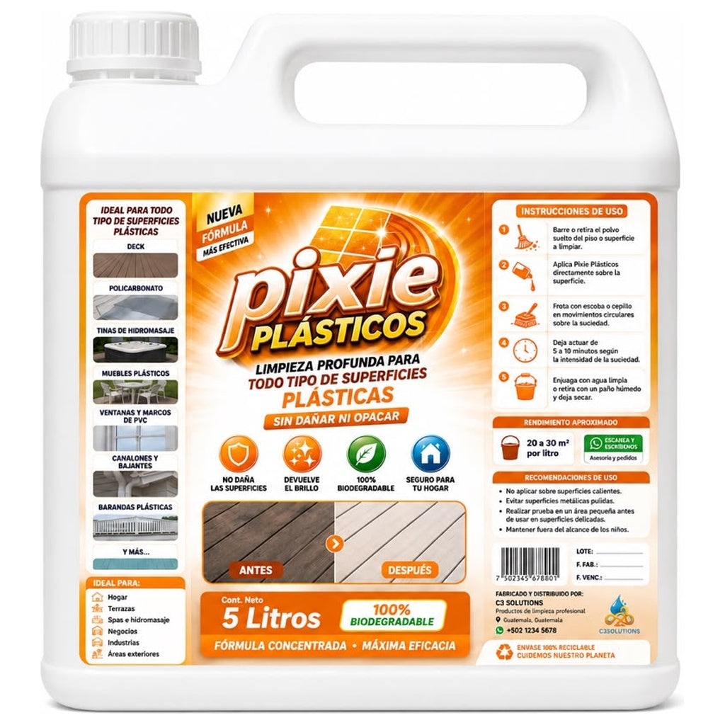 Pixie Plásticos 5 Litros